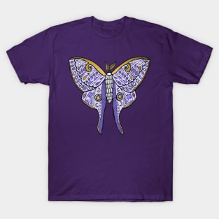 Lavender Luna Moth T-Shirt